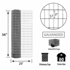 Garden Zone Cage Welded Wire 36 In. X 25 Ft. 14 Ga. -FENCING Sales 1008165 new 5 1