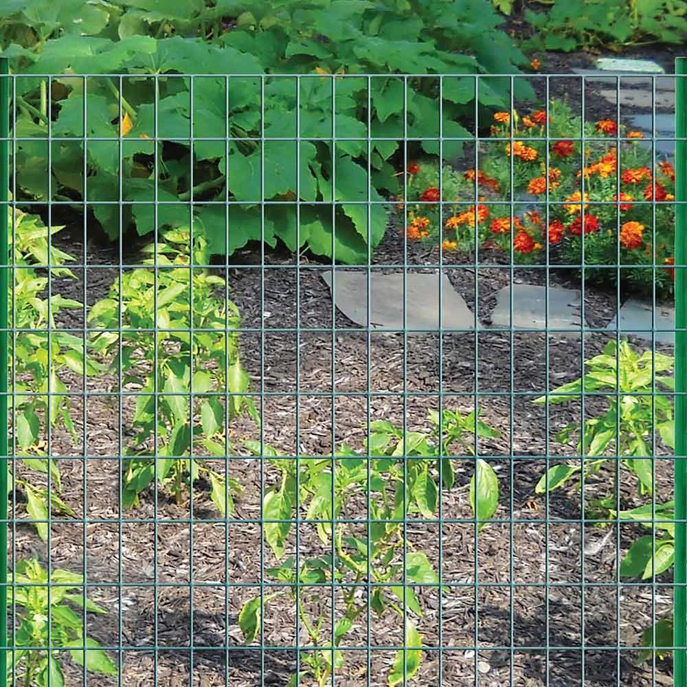 Garden Zone Garden Craft Green Vinyl Welded Garden Fence 6 Garden Zone Garden Craft Green Vinyl Welded Garden Fence - Image 4