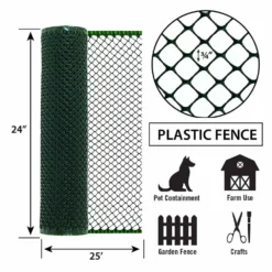 Garden Zone Plastic Poultry Netting 24 In. X 25 Ft. -FENCING Sales 7397355 new 4