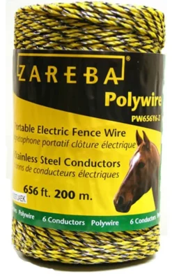 Zareba Electric Fence Poly Wire 656 Ft.