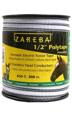 Zareba Electric Fence Poly Tape 1/2 In.