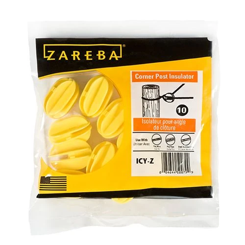 Zareba Electric Fence Yellow Corner Post Fence Insulator 10 Pk. 3 Zareba Electric Fence Yellow Corner Post Fence Insulator 10 Pk.