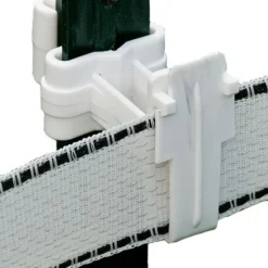 Zareba White Poly Tape T-post Insulator 25 Pk.