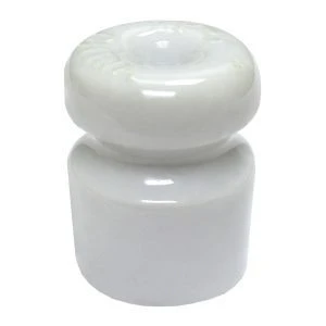 Zareba Ceramic Wood Post Insulator - Single Groove (25 Pack) 3 Zareba Ceramic Wood Post Insulator - Single Groove (25 Pack)